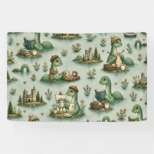 Cozy Cryptids Nessie Loch Ness Monster hobbies  Banner
