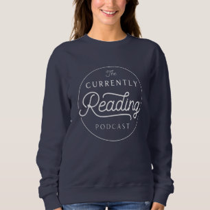 Cozy Currently Reading Navy Sweatshirt