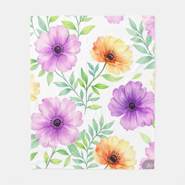 Cozy Custom Art Blanket – Soft Decorative Throw (Front)