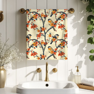 Cozy Fall Towel Vintage Gift for Grandparent Duo