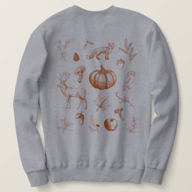Cozy Fall Vibes Sweatshirt (Design Back)
