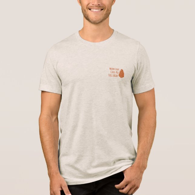 Cozy Fall Vibes Tri-Blend Shirt (Front)
