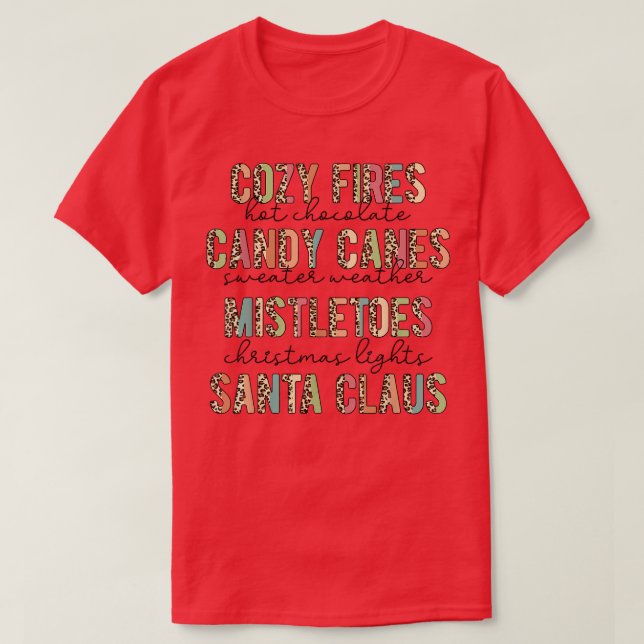 Cozy Fires Hot Chocolate Candy Canes Sweater Weath (Design Front)