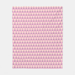 Cozy Fleece Blanket Modern Geometric Pattern