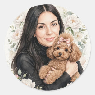 Cozy Girl either Poodle Sticker – Best Friends
