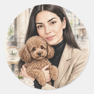 Cozy Girl either Poodle Sticker – Best Friends