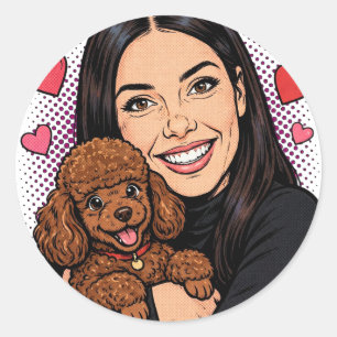 Cozy Girl either Poodle Sticker – Best Friends