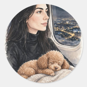 Cozy Girl either Poodle Sticker – Best Friends