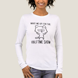 Cozy Halftime Show Wake Up Funny Game Day Alert Tri-Blend Shirt