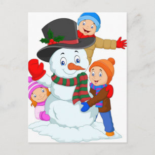 Cozy Holiday Wallpaper for Winter Magic Nights Postcard