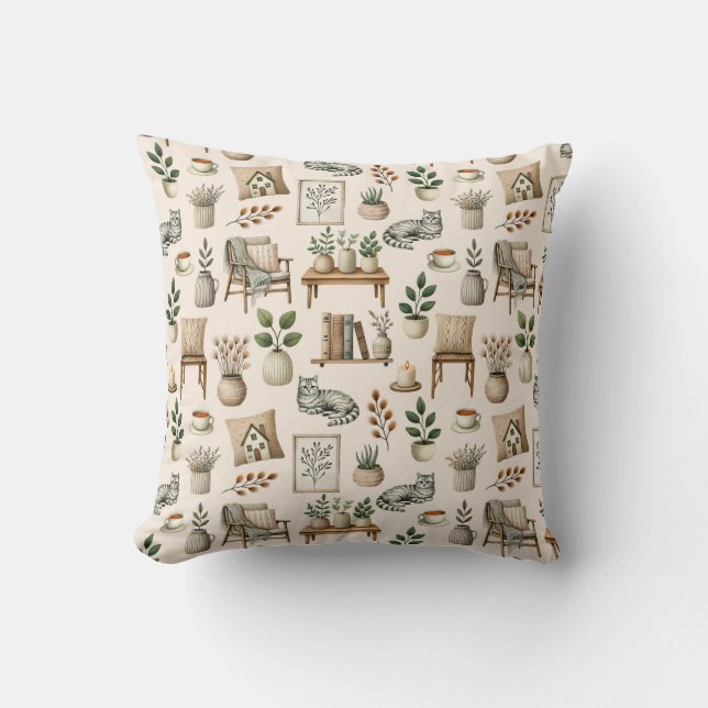 Cozy Hygge Design Cushion (Front)