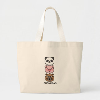 Cozy illustrations for very tired adults. large tote bag