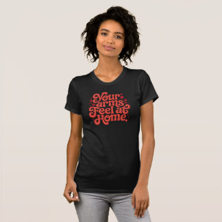 Cozy In Your Arms Cute Romantic Typography Gift T-Shirt
