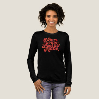 Cozy In Your Arms Cute Romantic Typography Gift Tri-Blend Shirt