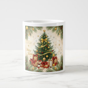 Cozy Merry Christmas Large Coffee Mug