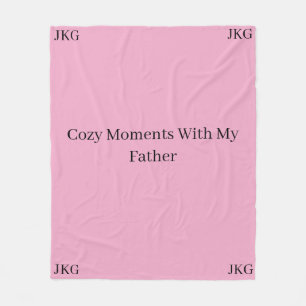 Cozy Moments With My Father Blanket JKG