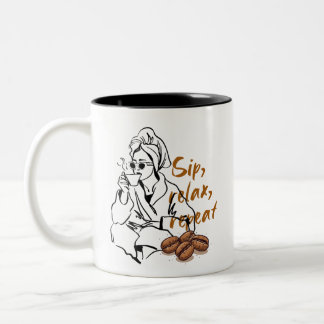 Cozy Morning Coffee Chill Vibes Aesthetic Mug