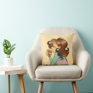 Cozy Morning Coffee Mood Art Cushion