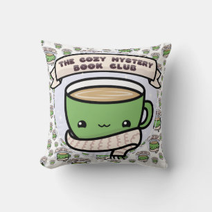 Cozy Mystery Book Club   MoriarTEA Cushion