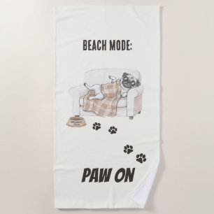 Cozy Paws Collection Beach Towel