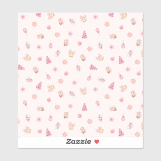 Cozy Pink Christmas Pattern