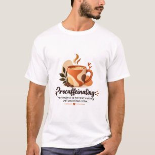 Cozy Procaffeinating Coffee Mug Modern Abstract Ar T-Shirt