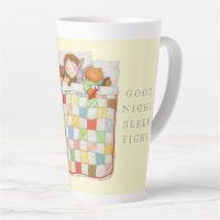 COZY QUILT Tall Cocoa Mug - Yellow