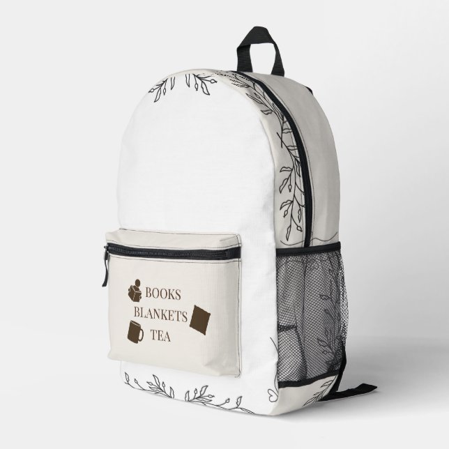 Cozy Reading Life Backpack  (Back Corner Right)