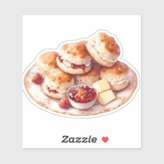 Cozy Scones & Jam Sticker Afternoon Tea Aesthetic