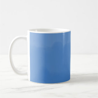 Cozy sky blue gradient coffee mug