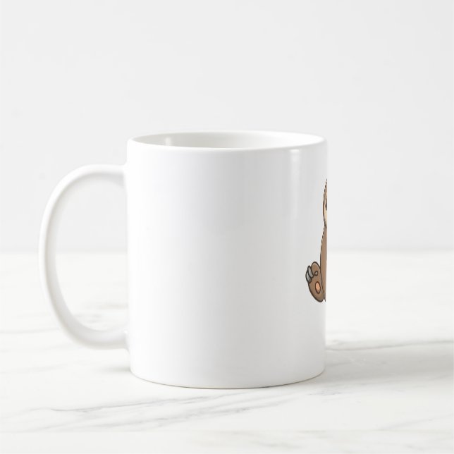 Cozy Sloth Classic T-Shirt Coffee Mug (Left)
