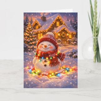 Cozy Snowman Card