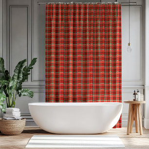 Cozy Tartan Curtain Traditional Holiday Gift Look