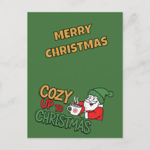 Cozy Up to Christmas Postcard