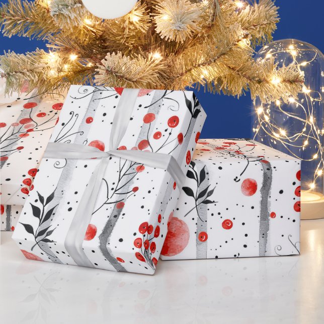 Cozy Vintage Christmas Pattern Wrapping Paper (Holidays)