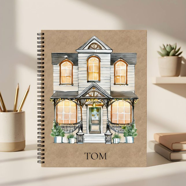 Cozy Watercolor Home Design - Notebook House (Creator Uploaded)