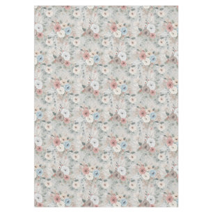 Cozy Winter Floral Pattern Tablecloth