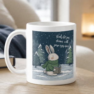 Cozy Winter Reading Book Coffee Mug