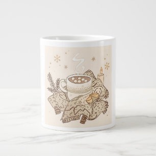 Cozy Winter Vibes Large Coffee Mug