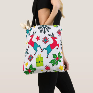 Cozy Winter Wonder Pattern Dream Design Tote Bag