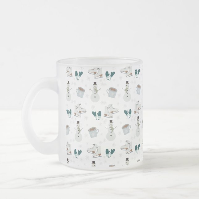 Cozy Winter Wonderland Frosty Mug (Left)