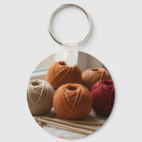 Cozy Yarn Balls Knitting Autumn Tones