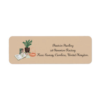 CozyBun Customisable Address Label