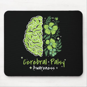 Cp Brain Damage Cute Flowers Cerebral Palsy Awaren Mouse Pad