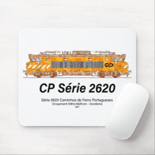 CP Serie 2620 Electric Locomotive. Nez-Casse Loco Mouse Pad
