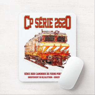 CP Serie 2620 Electric Locomotive. Nez-Casse Loco Mouse Pad