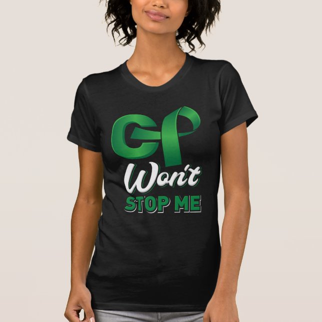 CP Won't Stop Me Cerebral Palsy Awareness T-Shirt (Front)