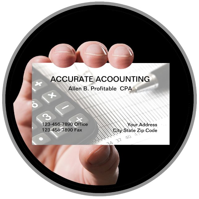 CPA Accountant Business Card (Creator Uploaded)
