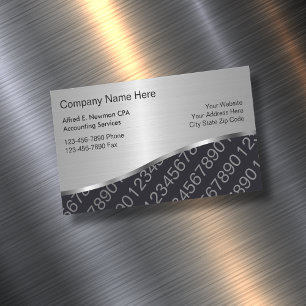 CPA Accountant Business Card Magnets New