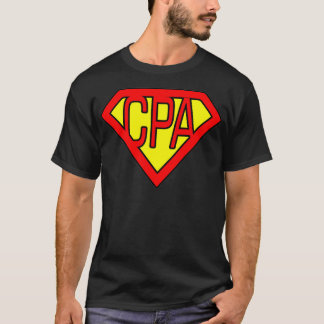 CPA Accountant Superhero T Shirt